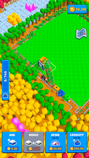 Train Miner: Idle Railway Game - Simulation - games