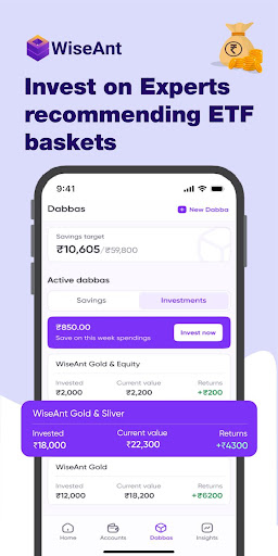 WiseAnt: Save & Invest wisely. Screen 3