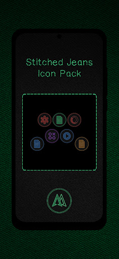 Screenshot of Stitched Jeans Icon Pack
