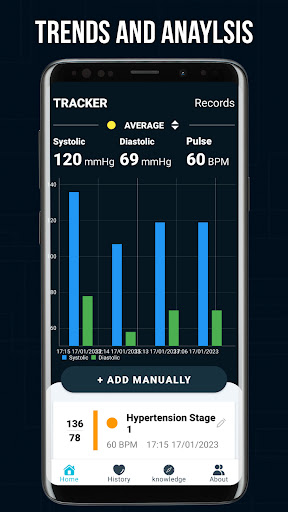 Blood Pressure Monitor Screen 2