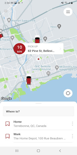 Central Taxi Belleville Screen 2