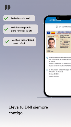 Android application mi DNI screenshort