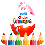 coloring easter kinder eggs
