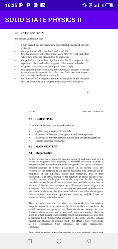 Solid State Physics II