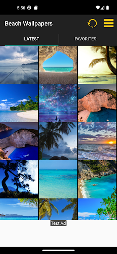 Beach wallpaper. Screen 3