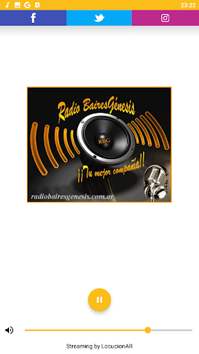 Radio Baires Génesis Screen 2