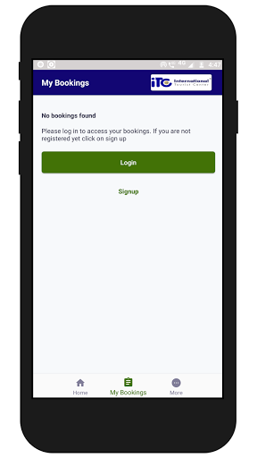 Android application International Tourist Center screenshort