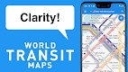 screenshot of World Transit Maps - USA, UK & worldwide network