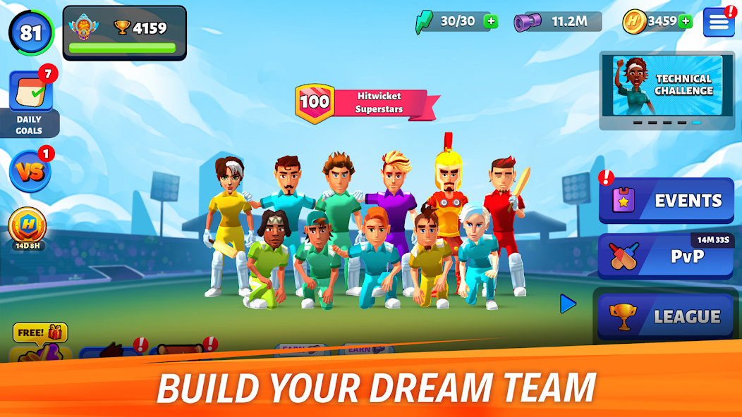 Hitwicket An Epic Cricket Game 7.9.0 APK + Mod (Mod speed) for Android