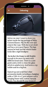Xiaomi Glasses Camera guide