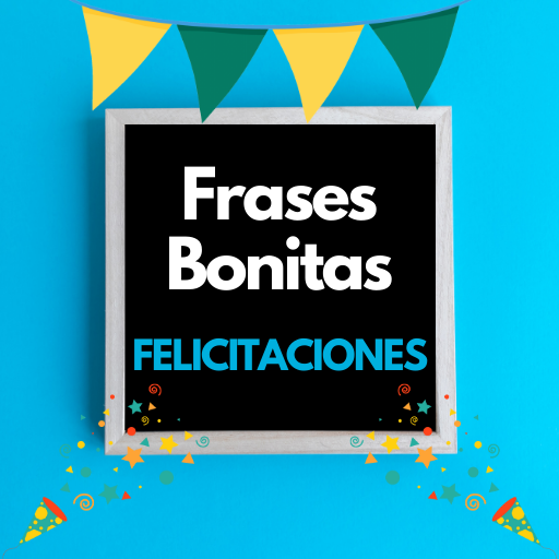 Frases bonitas felicitaciones logo