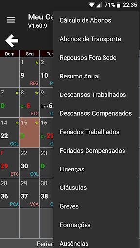 Meu Calendário CP Screen 3