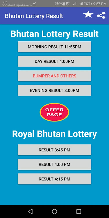 Bhutan Daily Lottery Result - 2.7 - (Android)