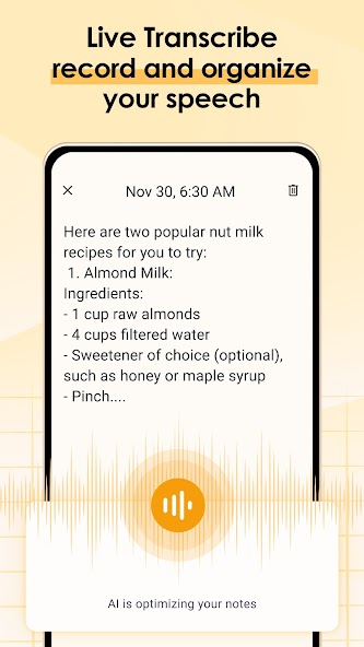 iMemo: AI Note & Transcribe 5.0.32 APK + Мод (Unlimited money) за Android