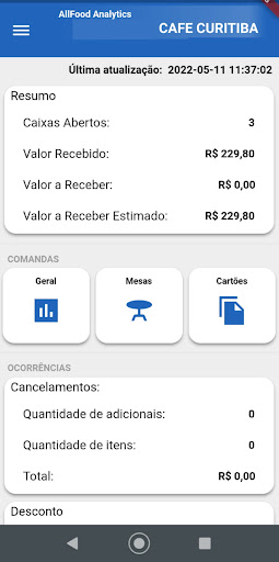 AllFood Analytics Screen 3