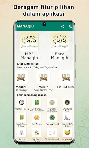 Android application Manaqib Syeh Abd Qodir Lengkap screenshort