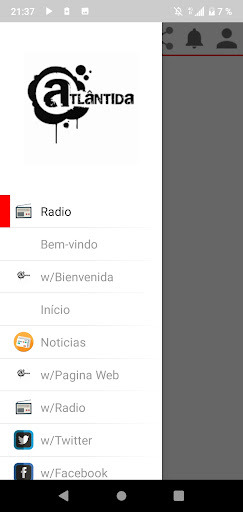 Android application Radio Atlantida Porto Alegre screenshort