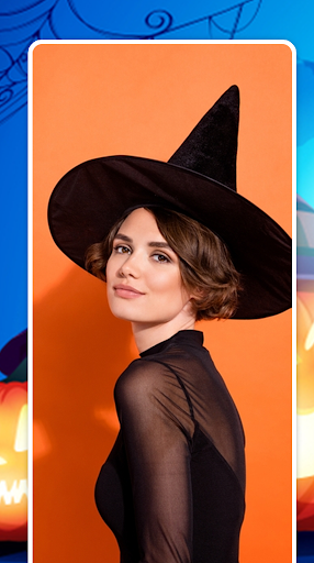 Android application Halloween Cap Photo Editor screenshort