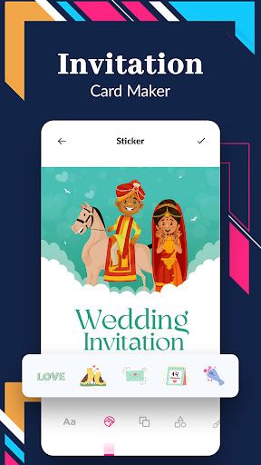 Screenshot of Invitation Card Creator & RSVP