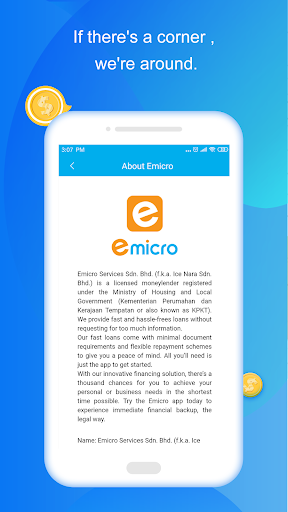 Emicro Loan Screen 3