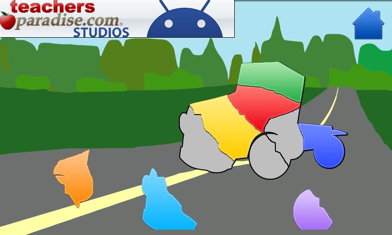 Android application Cars & Trucks Puzzle Game screenshort
