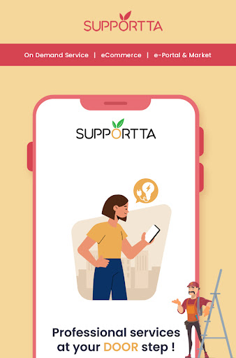 Android application Supportta screenshort