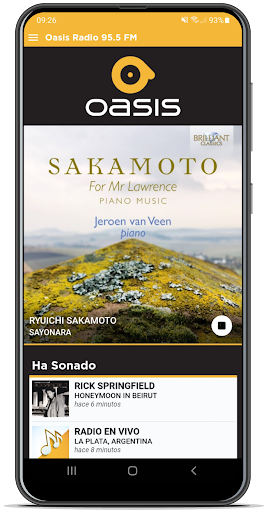 Android application Oasis Radio 95.5 FM screenshort