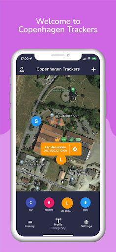 Android application CPH Trackers screenshort