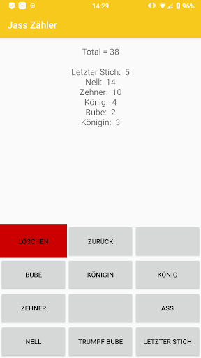 Jass Zähler Screen 2