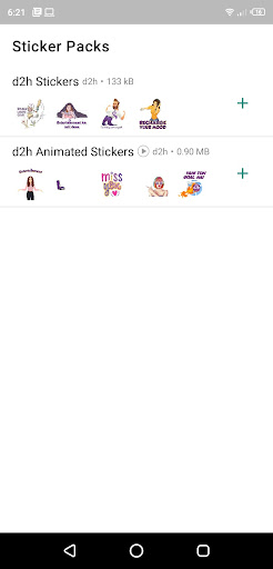d2h Stickers Screen 3