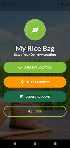 Android application My Rice Bag screenshort