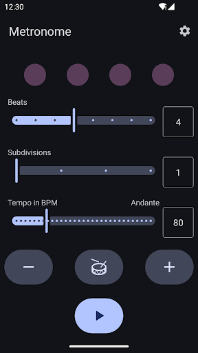 Metronome Screen 2