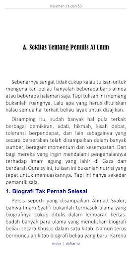 Sekilas Tentang Kitab Al Umm Karya Imam Syafi’i