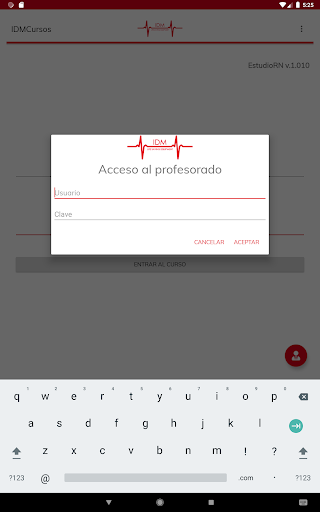 Android application IDM Medical Cursos screenshort