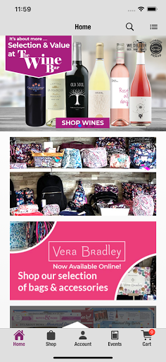 Android application Wines & More Walpole screenshort