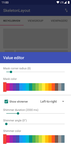SkeletonLayout Screen 2