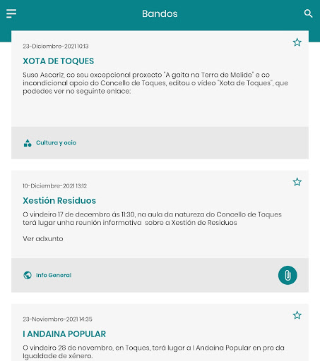 Toques Informa Screen 2