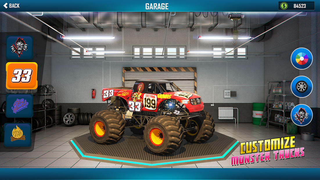 Imágen 5 juegos de camiones monstruo 3d android