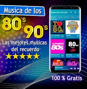 Musica de los 80 y 90 - Aplicaciones en Google Play