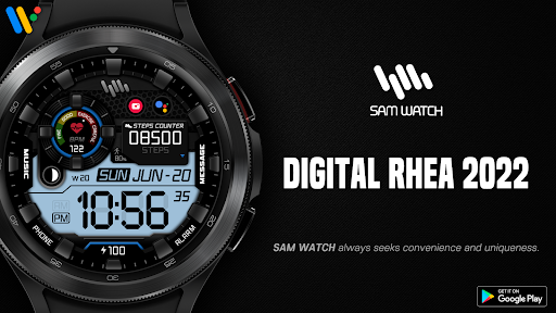Android application SamWatch Digital Rhea 2022 screenshort