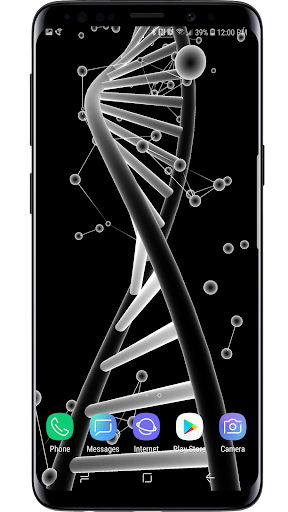 Double Helix 3D Live Wallpaper Screen 3