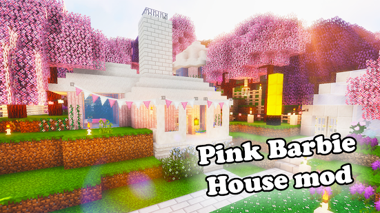 Mod Barbie Pink House for MCPE 3.0 APK screenshots 5