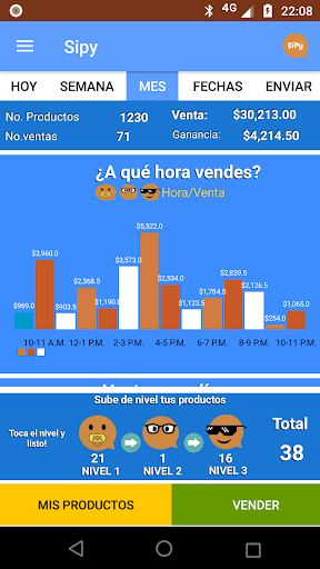 Android application SIPY - SALES POINT ON YOUR SMA screenshort