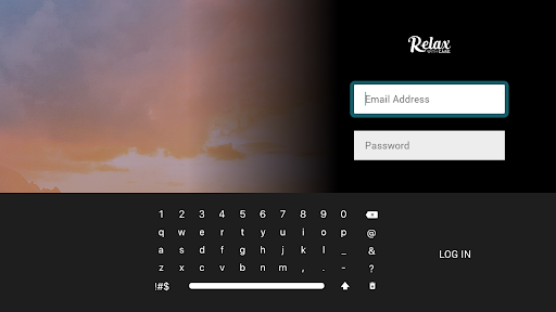 Android application Relax with C.A.R.E. screenshort
