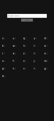 Android application Letter Counter screenshort