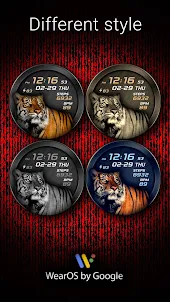 PW94 Animals Tiger Watch Face