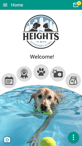 Android application The Heights Vet Clinic screenshort