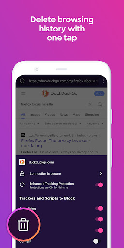 Firefox Focus No Fuss Browser Mod APK 113.0 Android