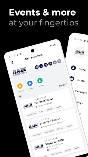Android application Rain Basketball screenshort