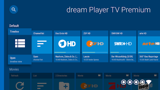 dream Player for Android TV Captura de pantalla